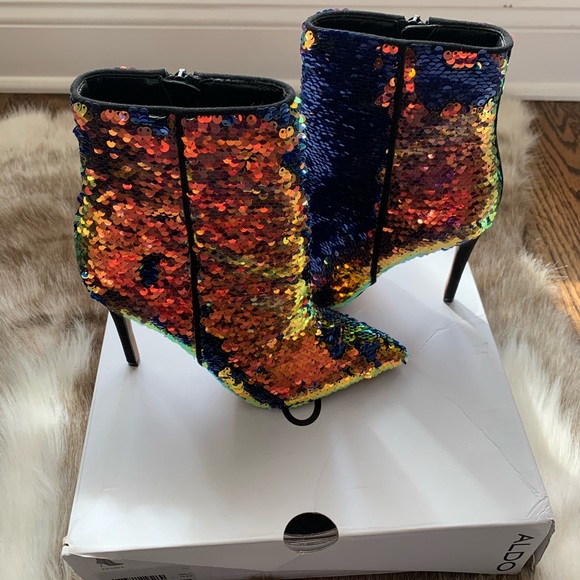 Aldo Shoes - KEARIA ALDO SEQUINS BOOTIES NWT